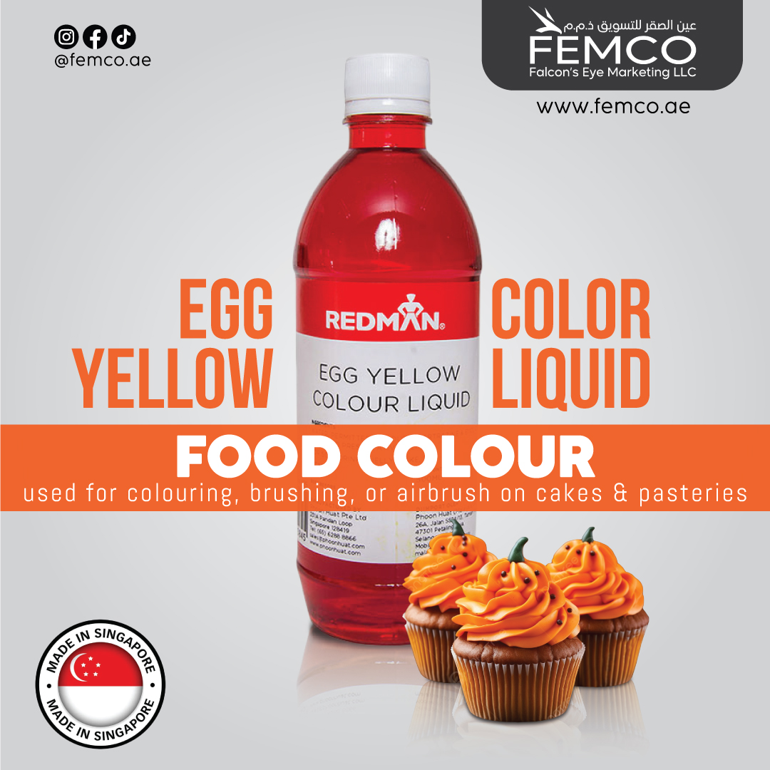 Colour Liquid Egg Yellow Bottle of 500ml