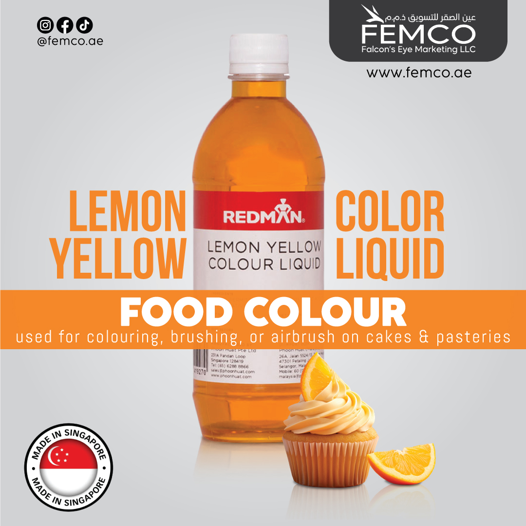 Colour Liquid Lemon Yellow 500ml