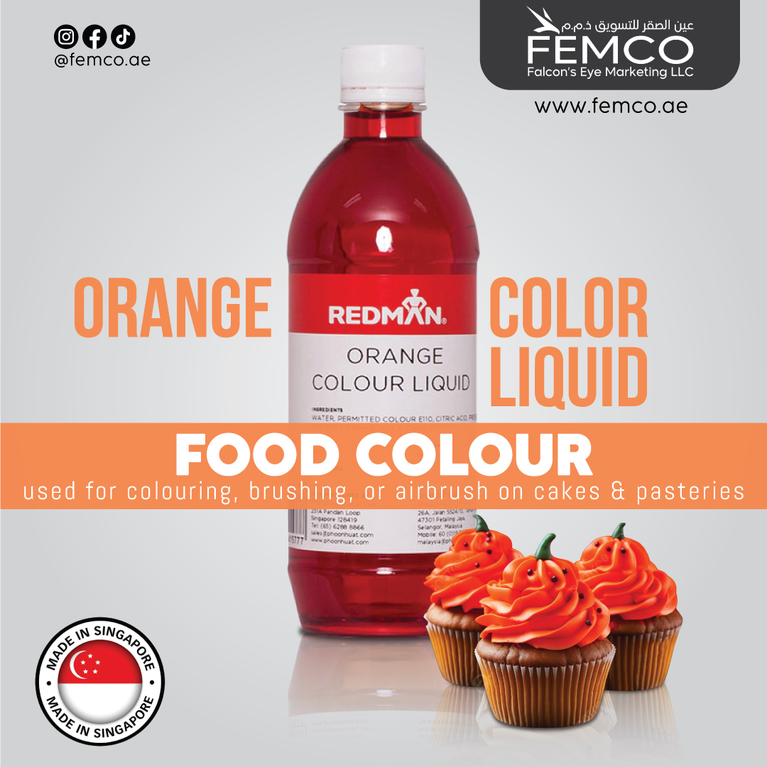 Colour Liquid Orange Bottle of 500ml