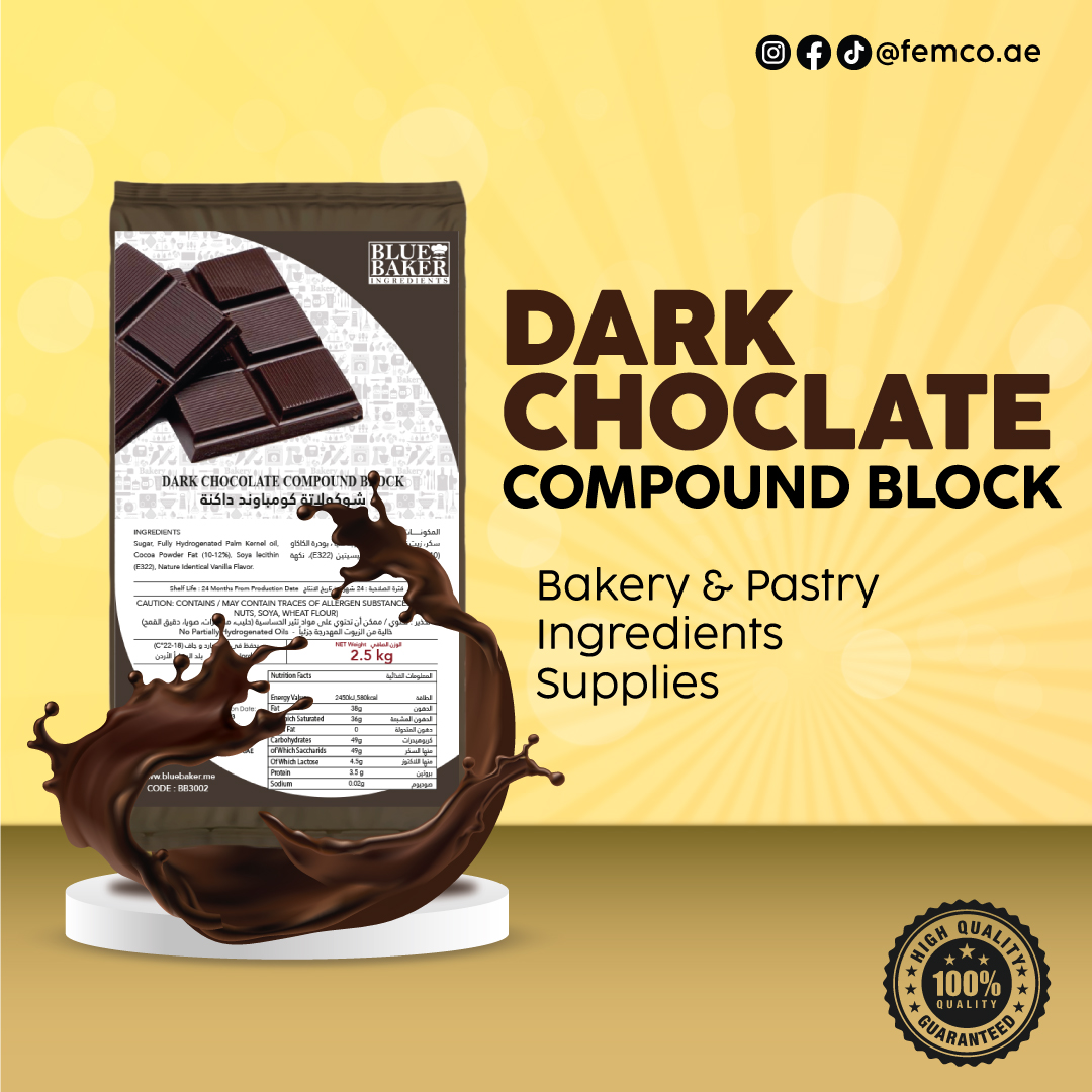 Dark Chocolate Compound Block 2.5kg