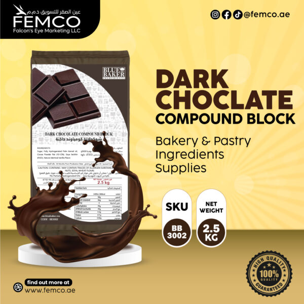 Dark Chocolate Compound Block 2.5kg