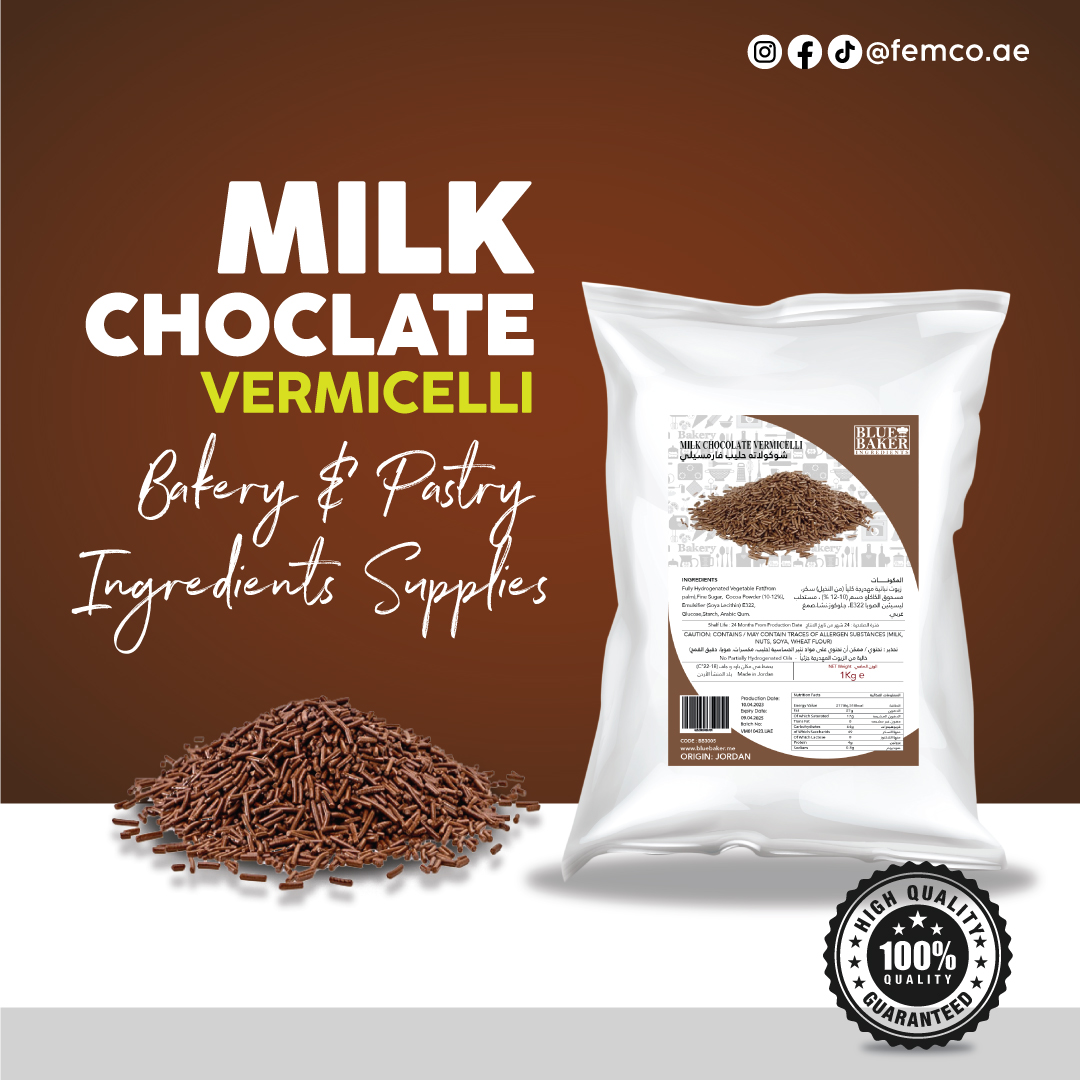 Milk Chocolate Vermicelli Bag of 1kg