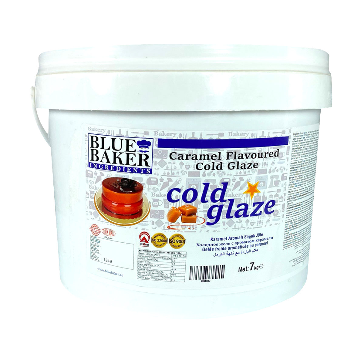 Caramel Flavoured Cold Glaze 7kg Pail