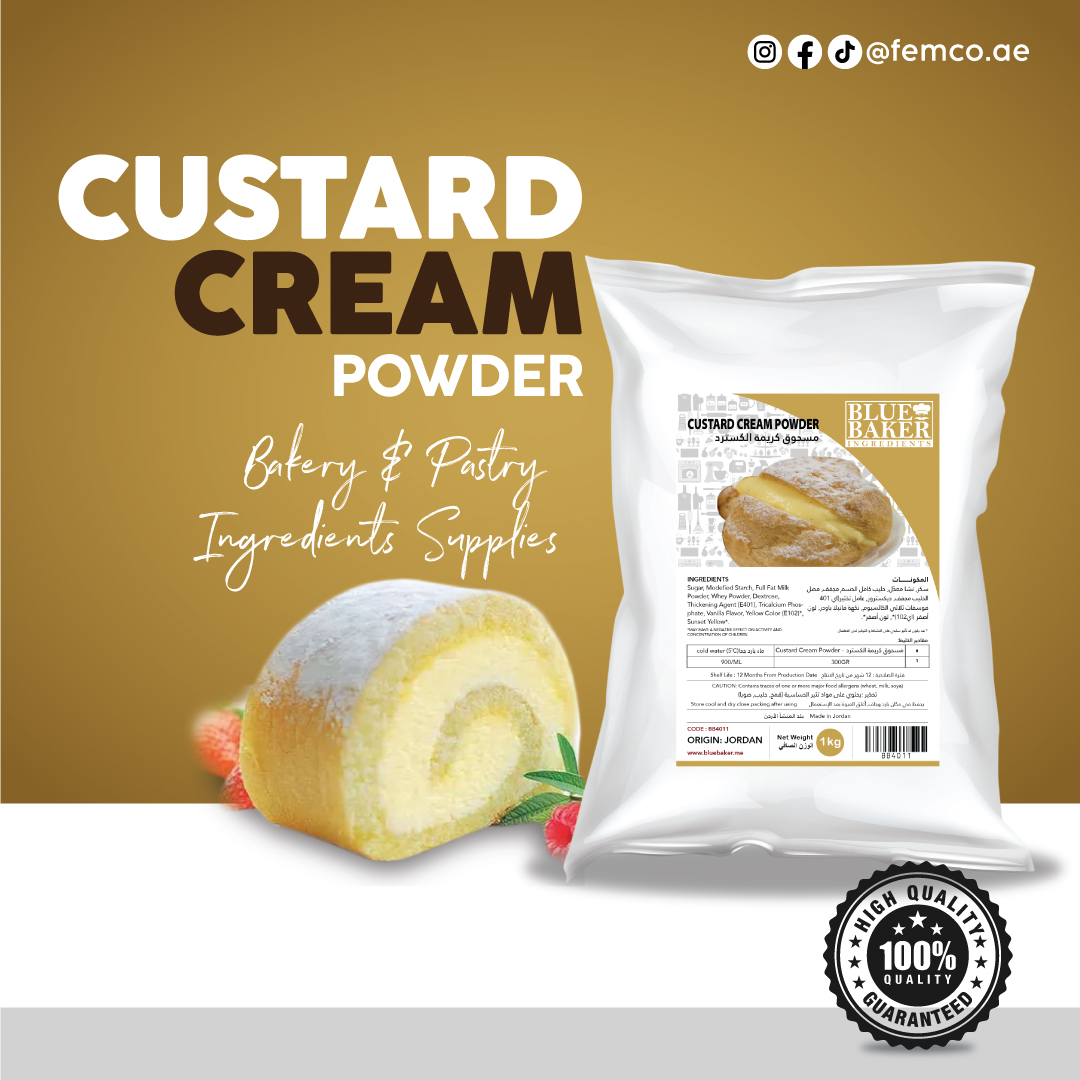 Custard Cream Powder 1kg Bag