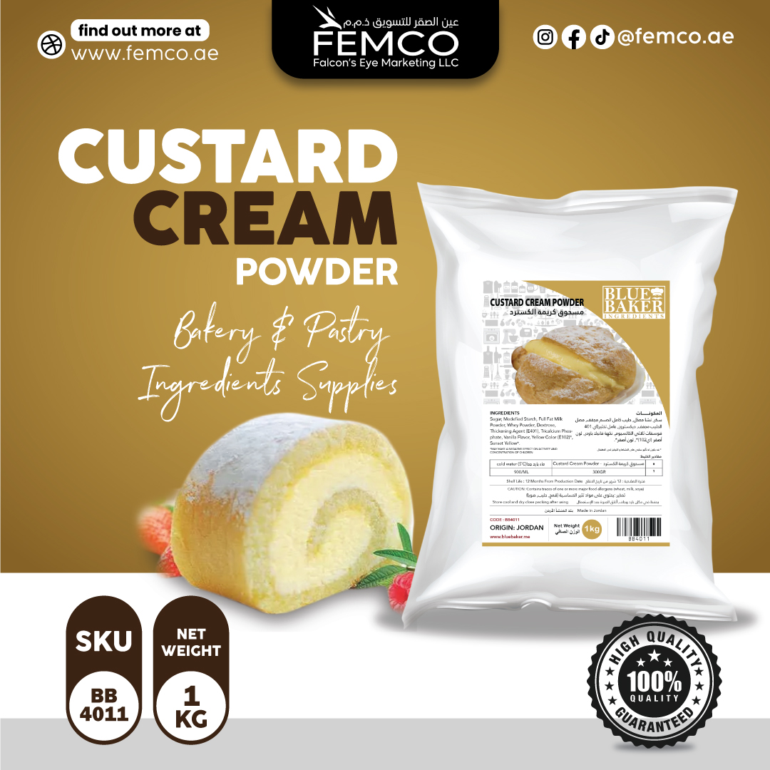 Custard Cream Powder 1kg Bag