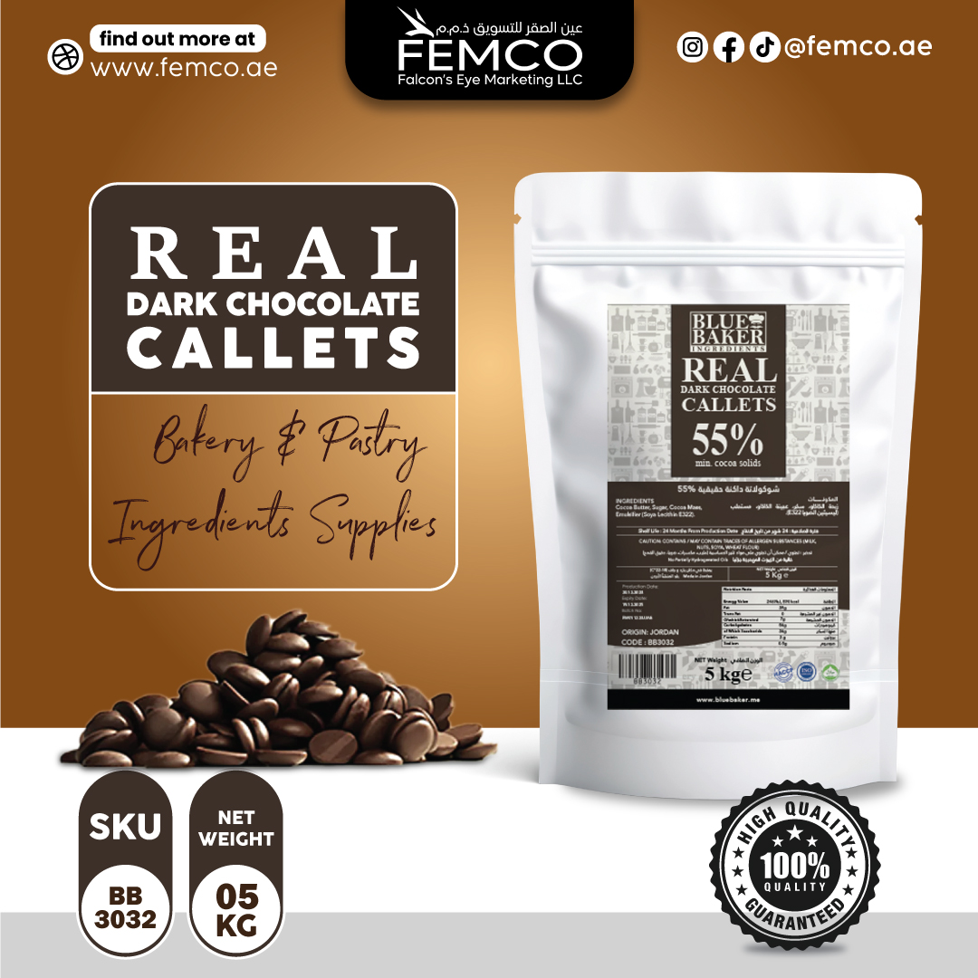 Dark Real Callets (55% Cocoa) Bag of 5kg