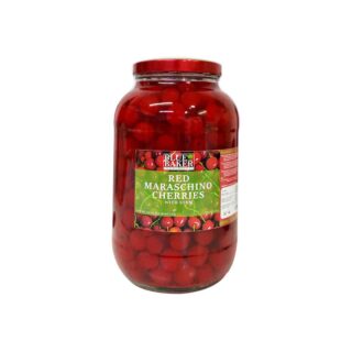 Maraschino Cherries With Stem 4.2kg Jar – Falcons Eye Marketing L.L.C