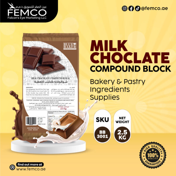 Milk Chocolate Compound Block 2.5kg