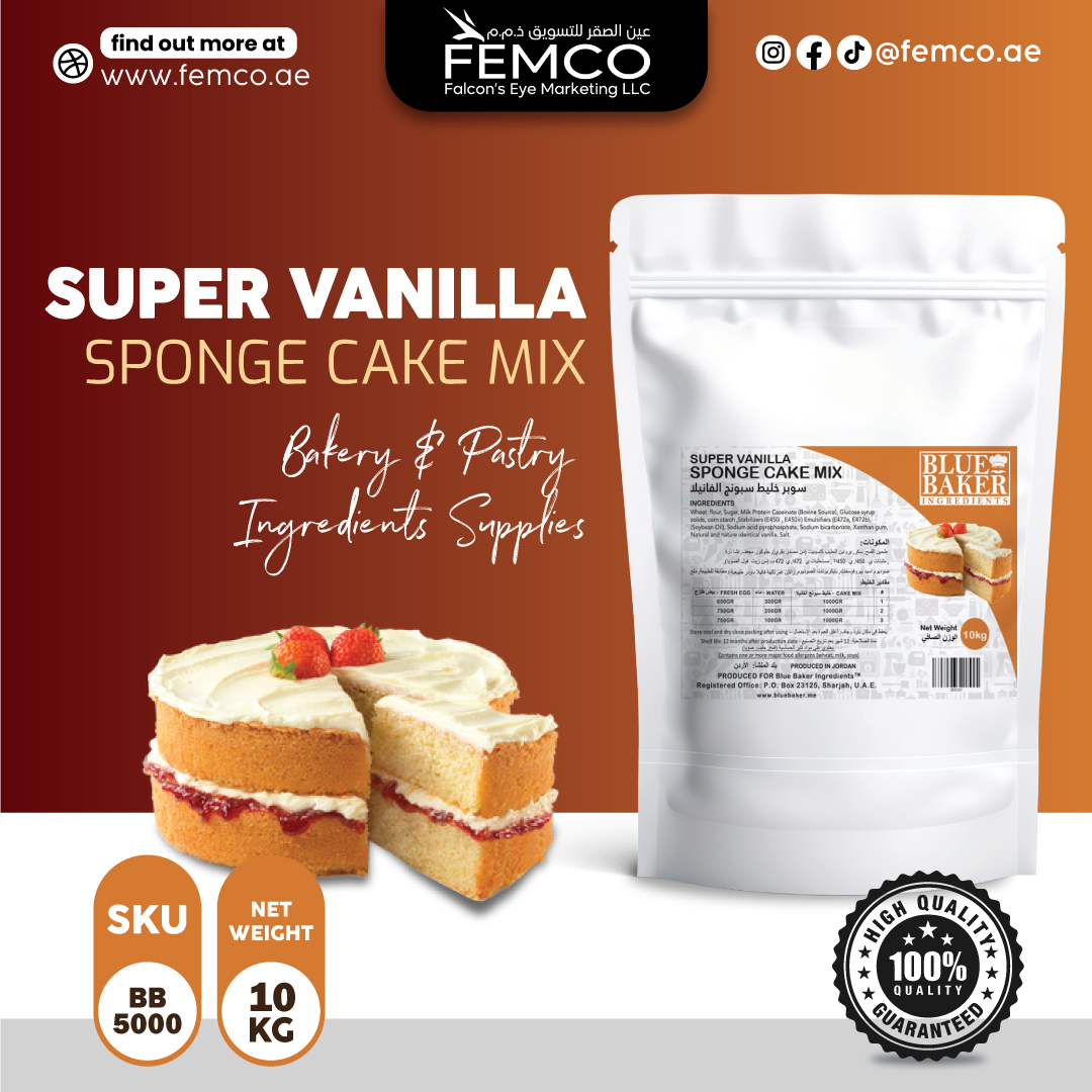 SUPER Vanilla Sponge cake mix 10Kg