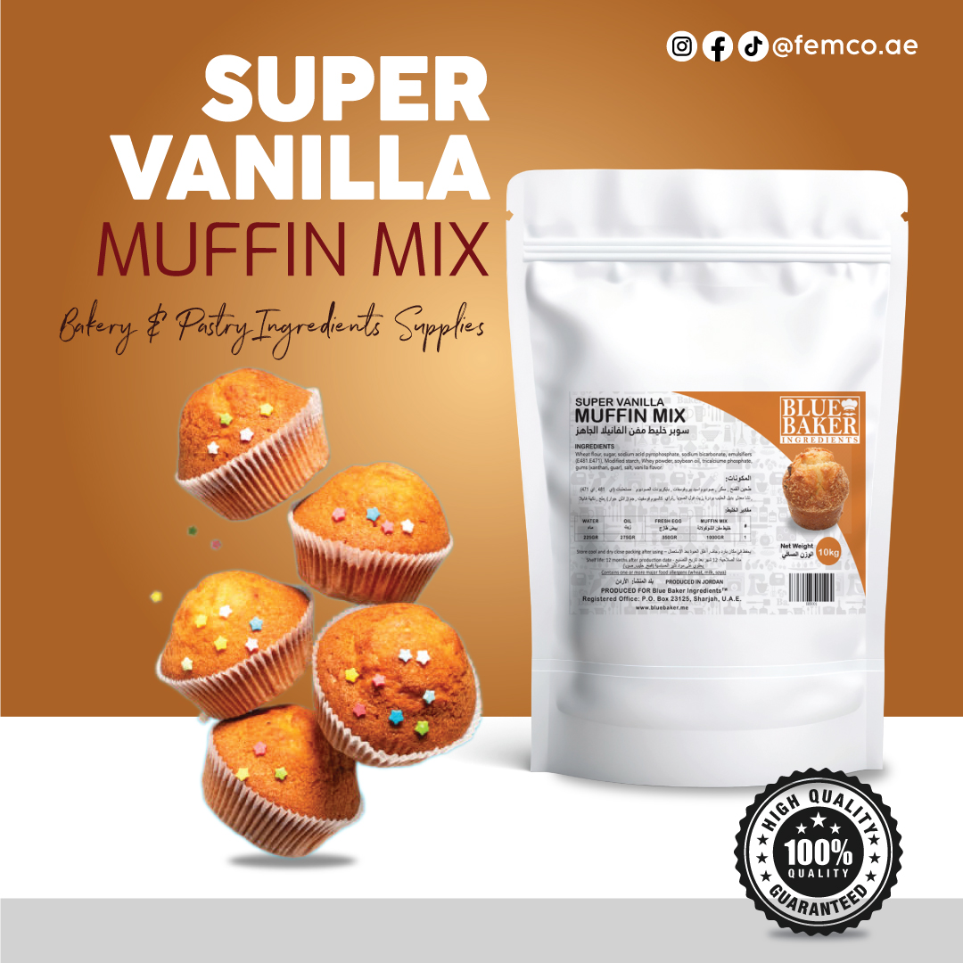 SUPER Vanilla MUFFIN Cream Cake Mix 10Kg