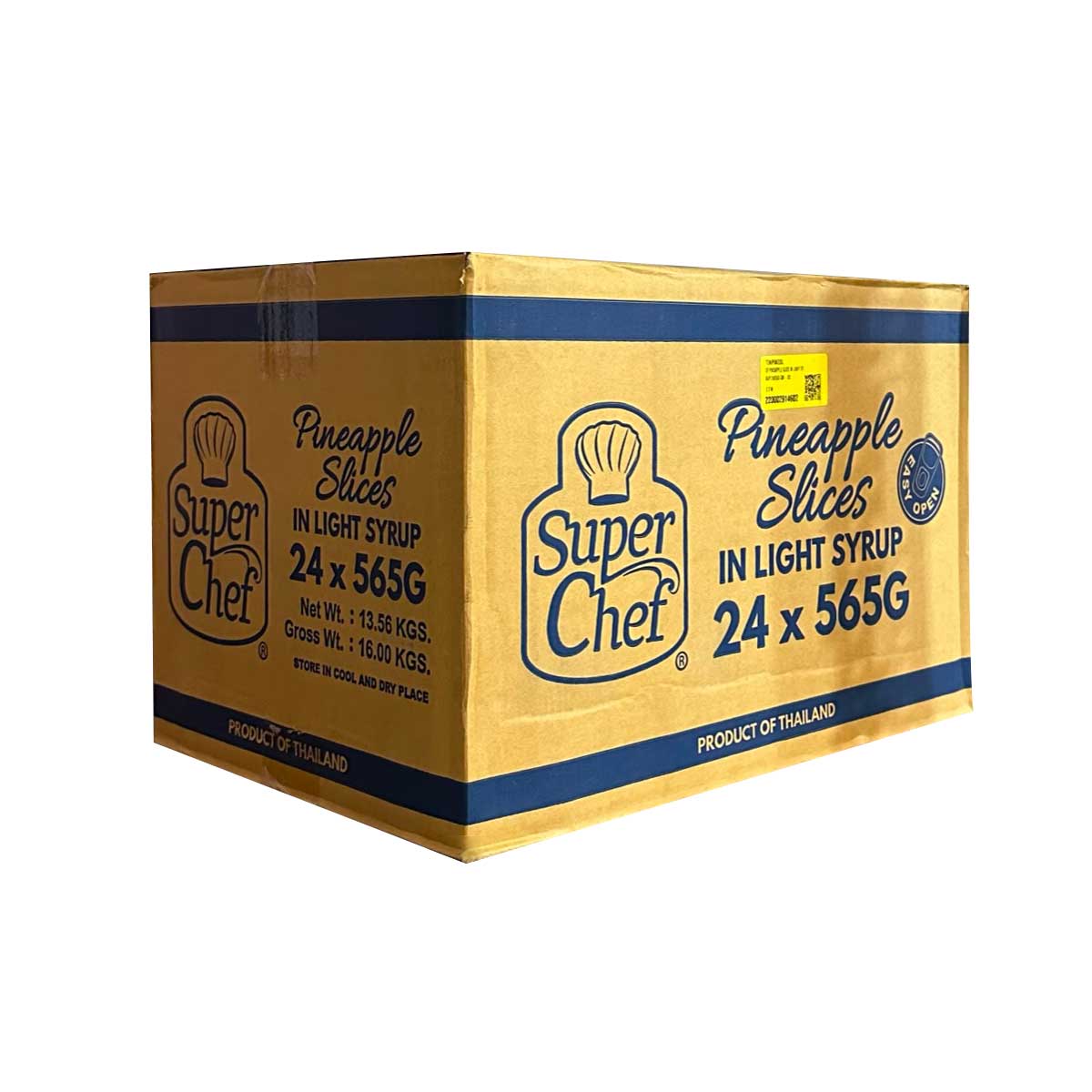 SUPER CHEF Pineapple Slice 565g x24 Tins