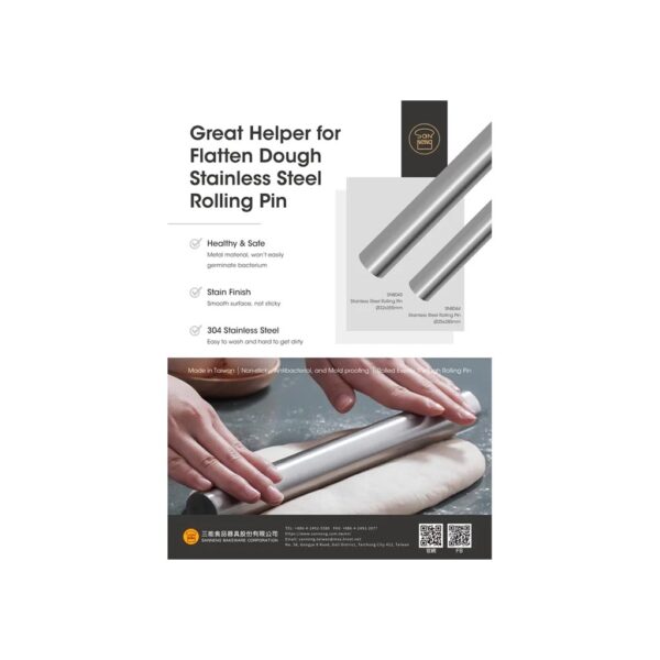 Stainless Steel Rolling Pin