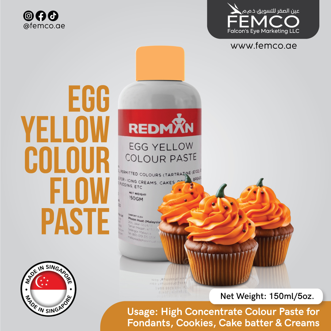 Egg Yellow Colour Paste 150g Bottle