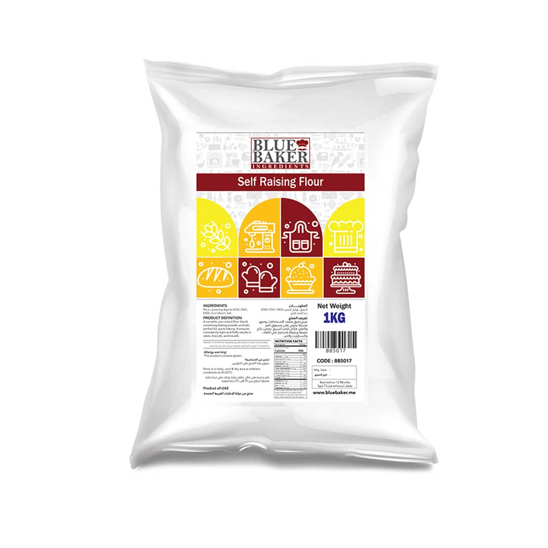 BlueBaker Self-Raising Flour 1Kg Bag